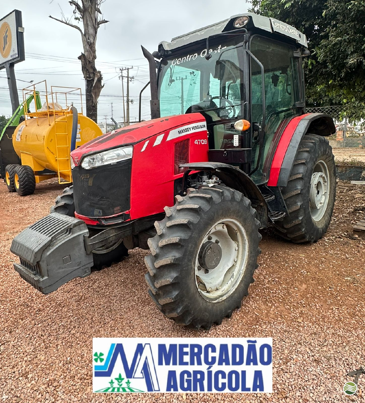 TRATOR MASSEY FERGUSON MF 4709 Tração 4x4 Mercadão Agrícola MT RONDONOPOLIS MATO GROSSO MT